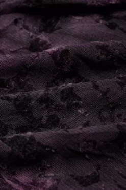 Violet Witch Tattered Top -Creepsville Horror Shop 00773