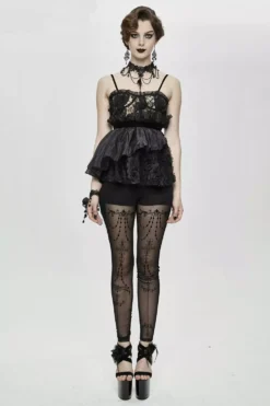 Victorian Spell Lace Top -Creepsville Horror Shop 01031495