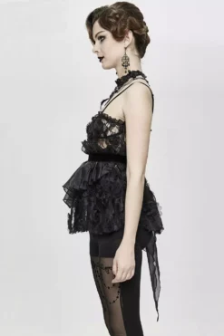 Victorian Spell Lace Top -Creepsville Horror Shop 01031496