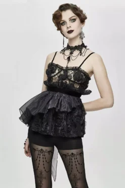 Victorian Spell Lace Top -Creepsville Horror Shop 01031505