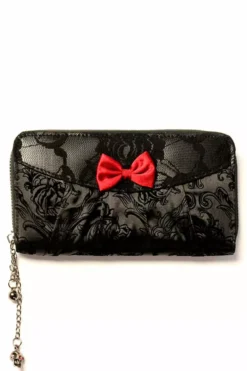 Ivy Black Lace Wallet