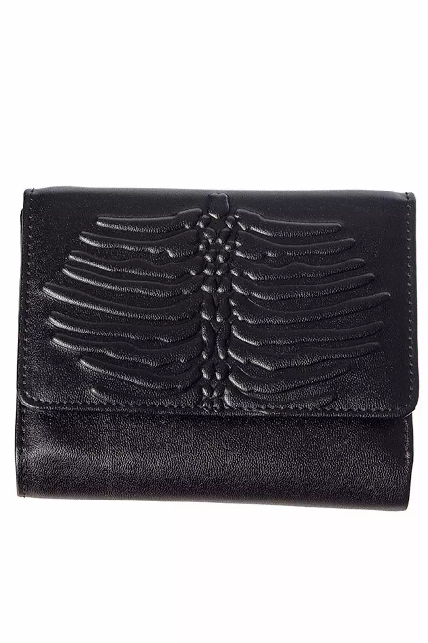 Embra Ribcage Emboss Wallet 3 Embra Ribcage Emboss Wallet