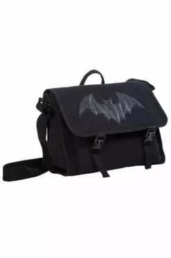 Shadow Of The Bat Messenger Bag 10 Shadow Of The Bat Messenger Bag -Creepsville Horror Shop 1578474929BG34136BLK02