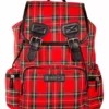 Mad Plaid Backpack [RED PLAID] -Creepsville Horror Shop 1594017456BG34181RED1
