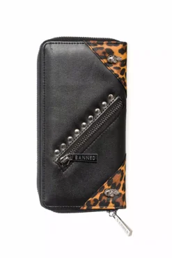 Horror Punk Leopard Wallet [BLACK] -Creepsville Horror Shop 1611676559WT41069 BLACK4