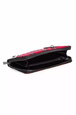 Pandora Wallet [Red Plaid] -Creepsville Horror Shop 1611676579WT41069RED3 1