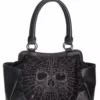 Webbed Death Handbag -Creepsville Horror Shop 1611690443BG34253BLACK1