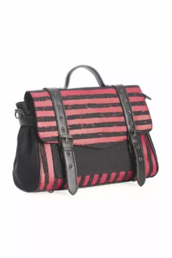 Kreepy Krueger Striped Bag [RED/BLACK] -Creepsville Horror Shop 1642509027BG34320RED1