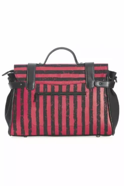 Kreepy Krueger Striped Bag [RED/BLACK] -Creepsville Horror Shop 1642509027BG34320RED4