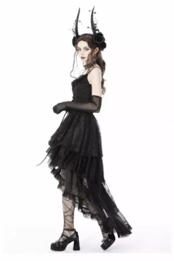 Black Majesty Chiffon Skirt -Creepsville Horror Shop 3f1349a8214f02f95e1caf576c00a634.image .666x1000copy