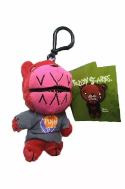 Teddy Scares Edwin Morose Keychain -Creepsville Horror Shop 51hn744LBoL