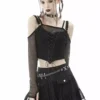 School Skullstice Mesh Mini Skirt -Creepsville Horror Shop 666666 7a6beb04 8502 4eb8 9a7b c06e30377fe6