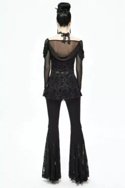 Netherworld Draped Shoulder Top 19 Netherworld Draped Shoulder Top -Creepsville Horror Shop 909u09udeewfwfww