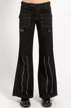 Tripp NYC Peace Cargo Pants [BLACK]