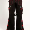 Tripp NYC Rock Star Pants [Black/Red]