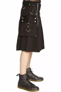Tripp Super Utility Kilt [Black] -Creepsville Horror Shop AF3661M BLK S 1de82af2 c8ab 4f0f 8468 7a9eacf82e56