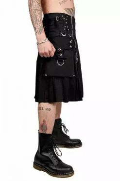 Tripp Super Utility Kilt [Black] -Creepsville Horror Shop AF3661M BLK side d4df922c 66b3 40c9 9b98 4d33c93fd88d