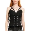 Tripp NYC D-Ring Corset 1 Tripp NYC D-Ring Corset -Creepsville Horror Shop AF4068 BLK F 1000x bdb0eed0 7daf 439e bca7 4dbad5c32692
