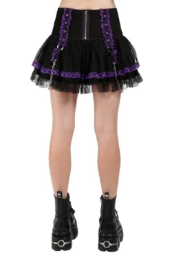 Lolita Tutu Skirt [Black/Purple] -Creepsville Horror Shop AF4333 BLKPURP B 1000x 7fcead3f 1c0c 43d2 a553 b8a03c15c74d