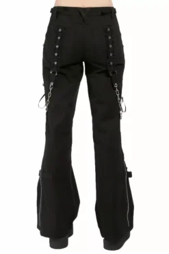 Lolita Dark Street Pants [Black/Black] -Creepsville Horror Shop AF4380 BLKBLK B