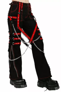 Tripp Midnight Dark Street Chain Pants [Black/Red] -Creepsville Horror Shop AF4423 BLKRED S 1000x 7a682dfe 725a 43da 9497 c316b39e6278
