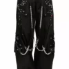 Tripp Ultra Dark Street Pants 1 Tripp Ultra Dark Street Pants -Creepsville Horror Shop AF7048M BLK F