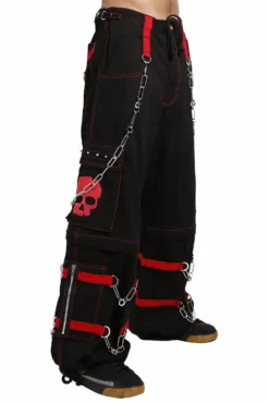 Tripp NYC Skull Bondage Pants [Black/Red] -Creepsville Horror Shop AF7049M BLKRED S 1000x acb7bf24 d1ce 4a68 a8ec 92d56e4f7384