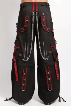 Tripp NYC Peep Dark Street Pants [BLACK/RED] -Creepsville Horror Shop AF7123M BLREDGING B 1000x 2e53c647 0b19 4f42 be94 e72f3bed8965