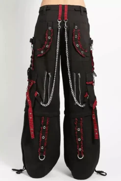 Tripp NYC Peep Dark Street Pants [BLACK/RED] -Creepsville Horror Shop AF7123 BLKRED B 1000x 42f194c5 06fc 459e 83b2 b9f54b5ac015