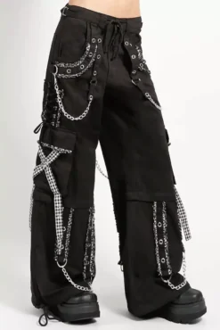 Tripp NYC Peep Dark Street Pants [BLACK/WHITE] -Creepsville Horror Shop AF7123 BLKWHT S 1000x 658ee417 689f 4b96 840b 8eda9f5fafa2