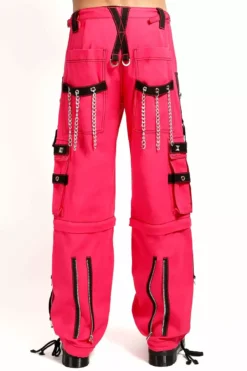 Tripp NYC Dark Cuff Pants [Pink/Black] -Creepsville Horror Shop AF7240M PINK B GUY 1000x 5702a000 037a 4ca0 b2c2 f72b4aca3a17
