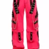 Tripp NYC Dark Cuff Pants [Pink/Black] -Creepsville Horror Shop AF7240M PINK F GUY 1000x 3c121421 0373 491c be65 d43118d66602