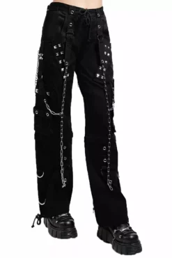 Tripp Dark Cuff Pants [Black] -Creepsville Horror Shop AF7240 BLKBLK S 1000x a0a48f35 f73b 4551 83b1 ba6230040b0d