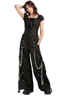 Tripp NYC Power Chain Pants [PINSTRIPE] -Creepsville Horror Shop AF7242MP BLKWHT G FULL 1000x 59639541 2436 4bb0 b48e a38f74fc58b1