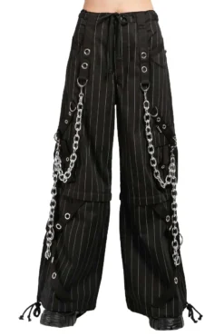 Tripp NYC Power Chain Pants [PINSTRIPE] -Creepsville Horror Shop AF7242MP BLKWHT G F 1000x b621798f 9091 4df1 86e4 50b289631ede