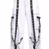 Tripp Pyramid Stud Pants [White] -Creepsville Horror Shop AF7383M WHTBLK F 590x 27e2915c f452 4d5e a786 b76de0a1f417