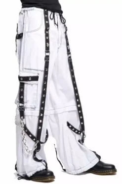 Tripp Pyramid Stud Pants [White] -Creepsville Horror Shop AF7383M WHTBLK S 1622x 86357e8a 518a 4779 a340 49c44823a2fa