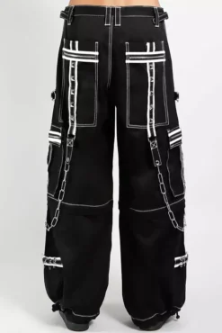 Tripp NYC Crazy Piper Pants [Black/White] -Creepsville Horror Shop AF7512M BLKWHT B 1000xcopy