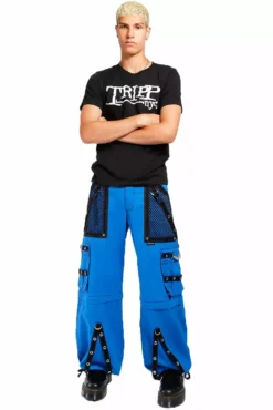 Tripp Electro Pants [Royal Blue] -Creepsville Horror Shop AF7654M ROYALBLUEBLK FULL 1000x 8fe71688 a028 4e11 88e3 fda83254311e