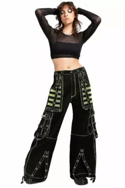 Tripp Electro Pants [Black/Yellow] -Creepsville Horror Shop AF7654 BLACKYELLOW FULL 1000x 1