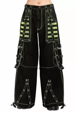 Tripp Electro Pants [Black/Yellow] -Creepsville Horror Shop AF7654 BLACKYELLOW F 1000x ef0772eb 1cdc 4092 99ff e4735aff1582