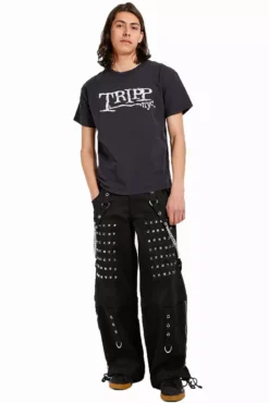 Tripp Monster Stud Pants 11 Tripp Monster Stud Pants -Creepsville Horror Shop AF7659M BLK FULL 1 Recovered