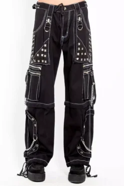 Tripp NYC Step Chain Pants [Black/White] -Creepsville Horror Shop AF7713M BLKWHT F 1000x 2967f360 396f 4d89 a391 18b3160730e8