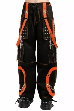 Tripp Step Chain Pants [Black/Orange] -Creepsville Horror Shop AF7713 BLKORG F 1000x ea72e459 6685 4f9d b4a6 1ef9c578254e