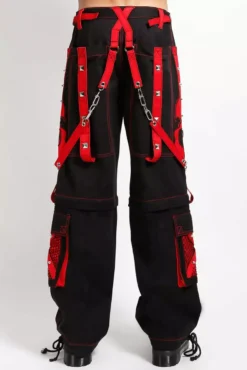 Tripp NYC Scare Pants [Black/Red] -Creepsville Horror Shop AF7726M BLKRED B 1000x 4a40b7d8 c15c 413c a334 b422712bcd1c