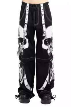 Tripp NYC Scare Darkstreet Pants [BLACK/WHITE] -Creepsville Horror Shop AF7726 BLKWHT F 1000x eac8afb4 2713 4e49 b3a7 b821c3041ddf