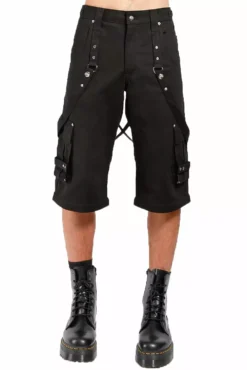 Tripp Zip Off Crush Pants [Black/Black] -Creepsville Horror Shop AF866M BLK SHORTF 1000x 19f3e22d dfda 4c6b 841b 06a3a8fcf87b