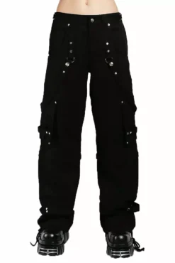Tripp Zip Off Crush Pants [Black/Black] -Creepsville Horror Shop AF866 BLK F 1000x 9f19a827 149c 405e 94e0 e38957223e2f