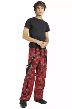 Tripp Clash Pants [Red Plaid] -Creepsville Horror Shop BR7272M REDPLD FL2 1622x b64364c7 efe1 4acd bcbc 8d8857f1ec90