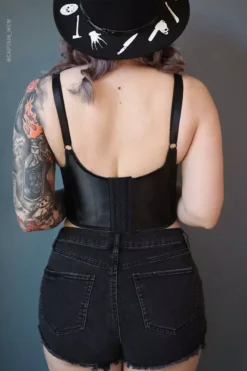 Bat Wing Corset Top -Creepsville Horror Shop Bat wing corset top 5 600x900copy